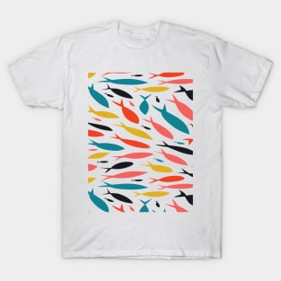 Colorful ocean pastel pattern T-Shirt